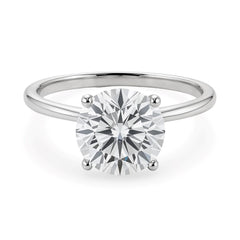 2ct Round Lab Grown Diamond Ring, 14K Gold