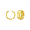 Checkerboard Hoop Earrings | 14K Gold  Hoop Earrings DEEVE