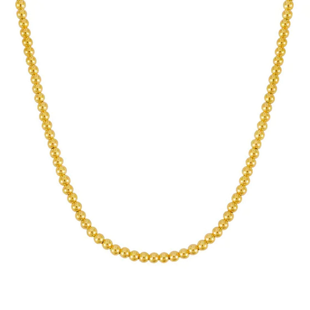 Bead Chain Necklace in 14K Yellow Gold