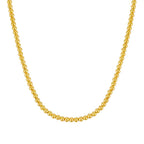 Bead Chain Necklace in 14K Yellow Gold