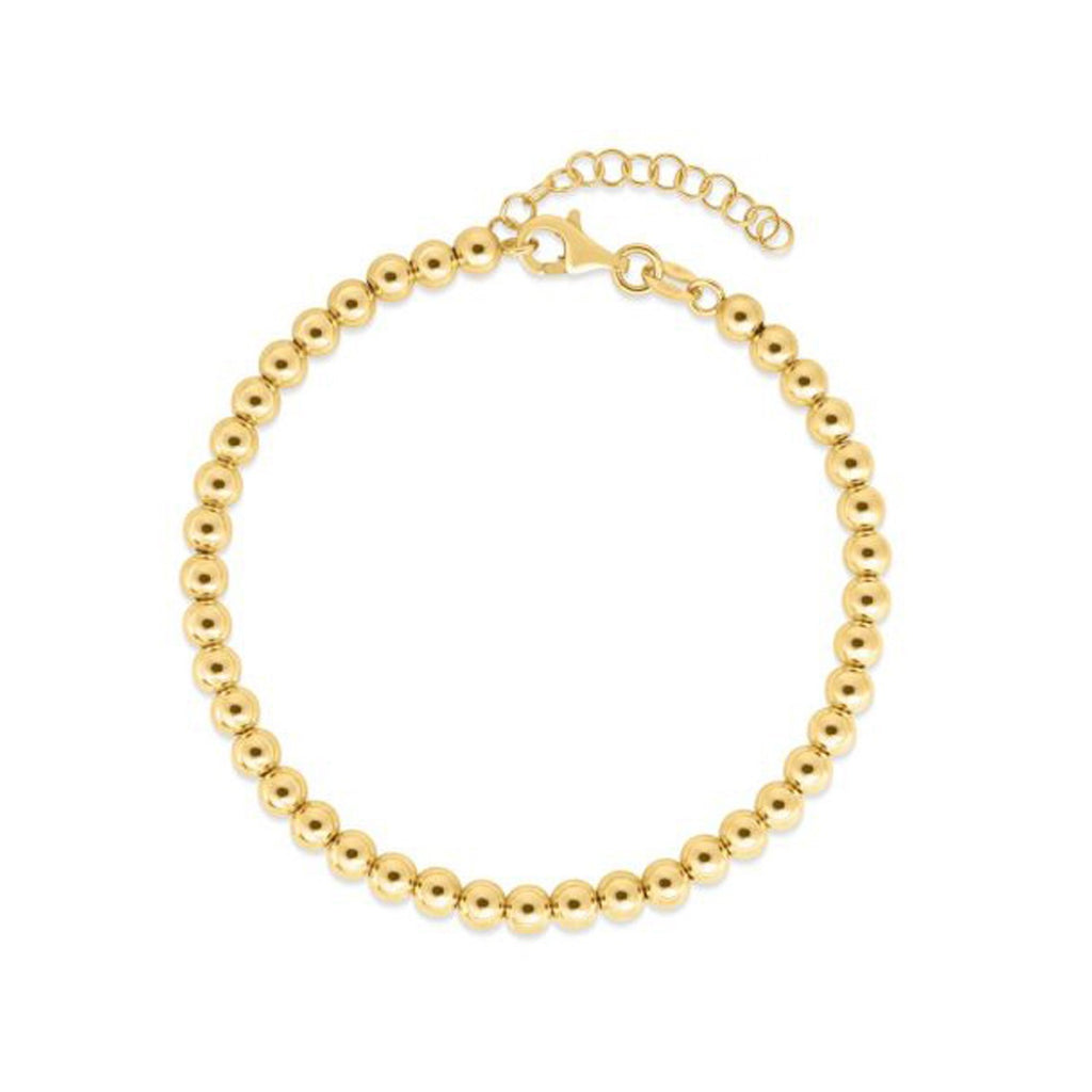 Bead Chain Necklace in 14K Yellow Gold