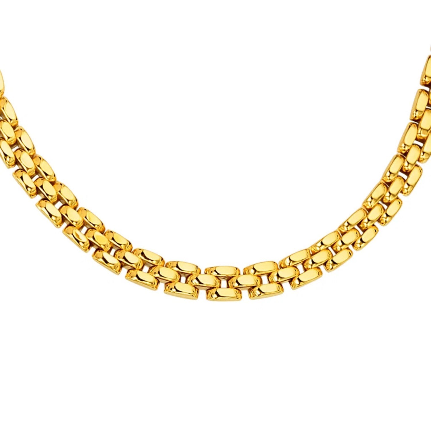 Panther Chain  Necklace 3row