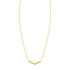Chevron Necklace in 14K Yellow Gold  Pendants DEEVE