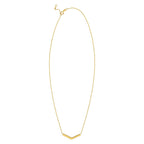 Chevron Necklace in 14K Yellow Gold