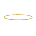 Diamond Cut Sparkle Spring Bracelet in 14K Yellow Gold