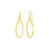 Open Teardrop Dangle Earrings in 14K Gold