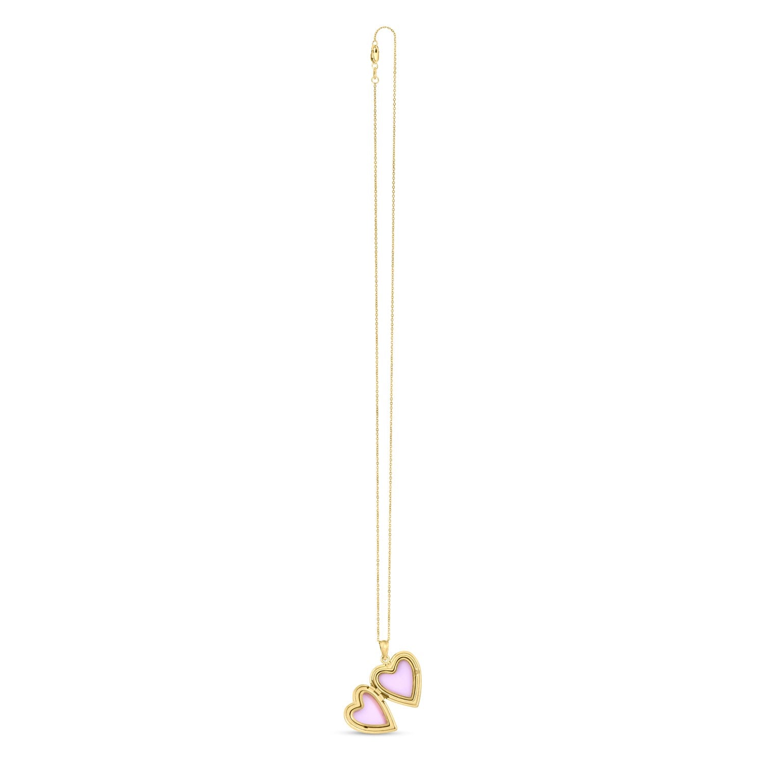 14k Gold Diamond Heart Locket Necklace – Deeve