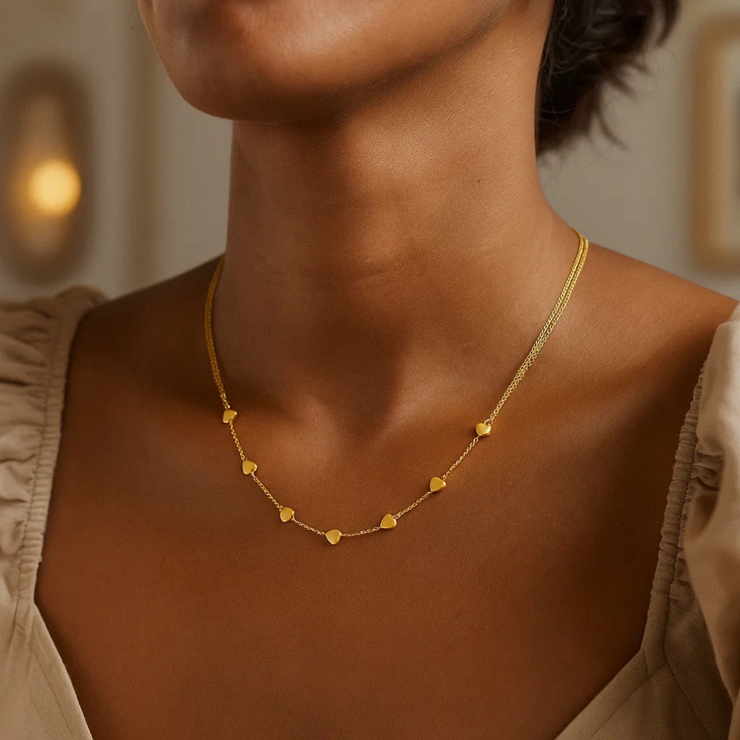 Adjustable Heart Necklace