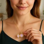 Tree Of Life Locket Necklace in 14K Yellow Gold