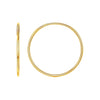 14K Yellow Gold Endless Hoop Earrings