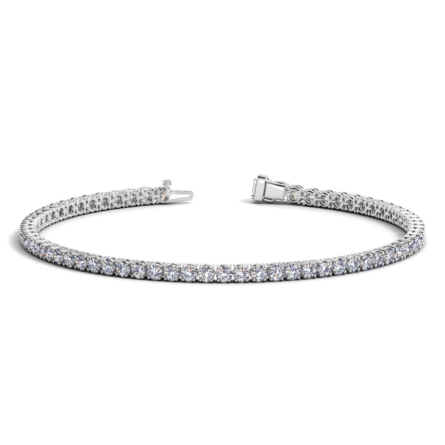 Diamond Tennis Bracelet (3 cctw F/G  VS2/SI1)