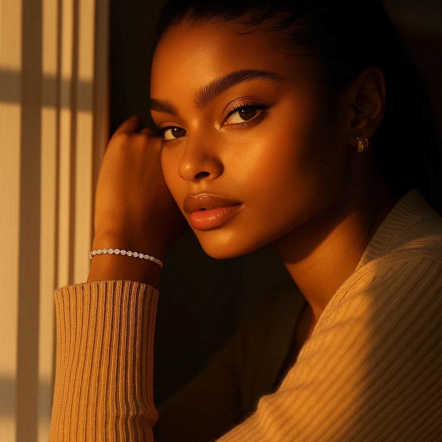 Diamond Tennis Bracelet (3 cctw F/G  VS2/SI1)