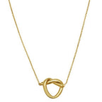 Love Knot Necklace in 14K Yellow Gold