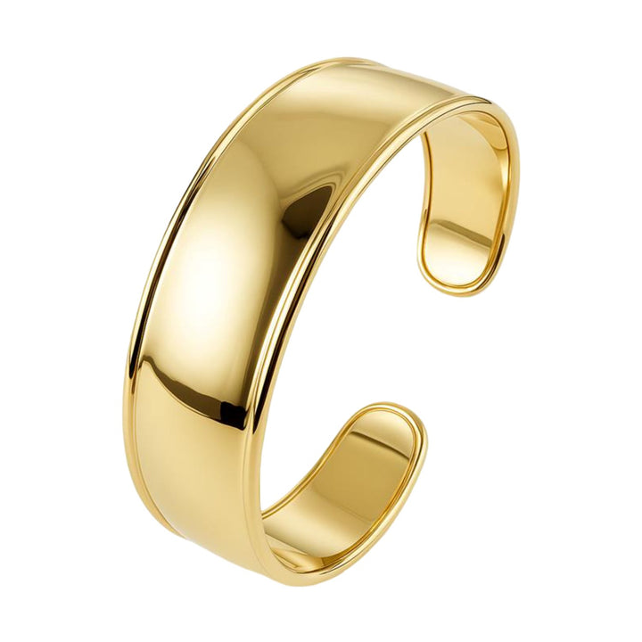 Classic Cuff Bangle in 14K Yellow Gold | 20.40mm
