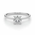 1ct Cushion Lab Grown Diamond Ring | 14K Gold