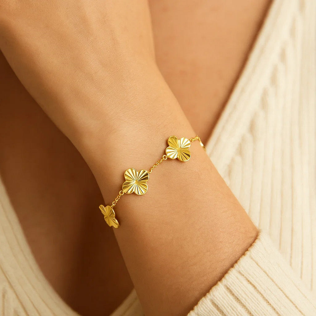 Clover Bracelet 54580 in 14K Yellow Gold