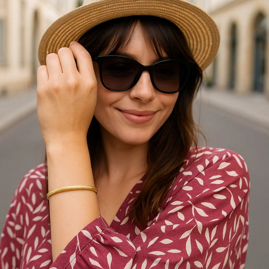Medium Stretch Mesh Bracelet in 14K Yellow Gold