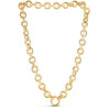 Round Link Chain Necklace in 14K Yellow Gold