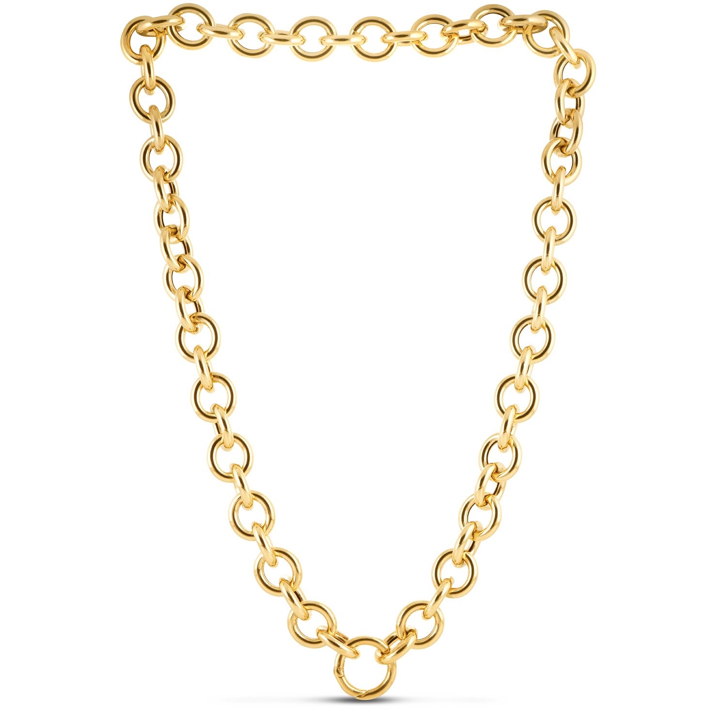 Round Link Chain Necklace