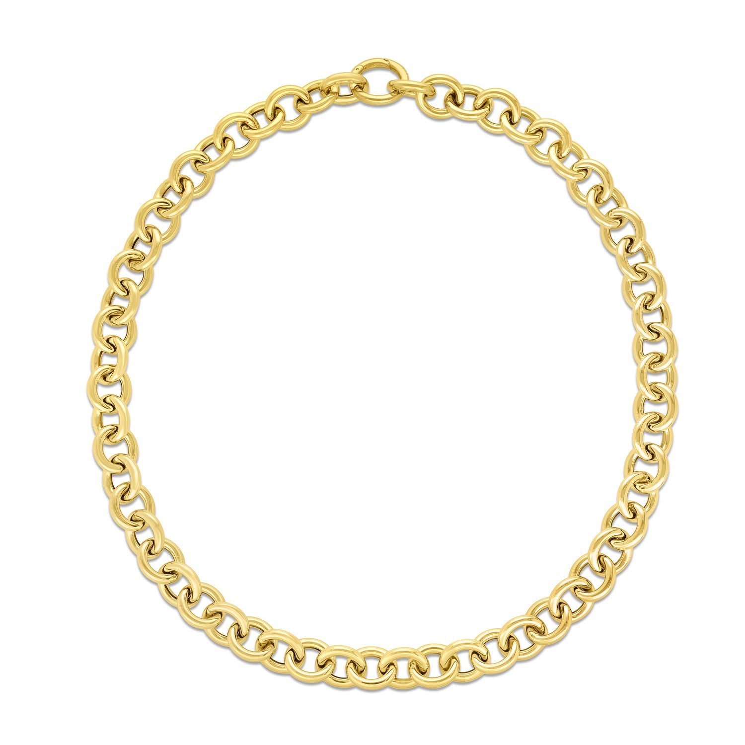 Round Link Chain Necklace