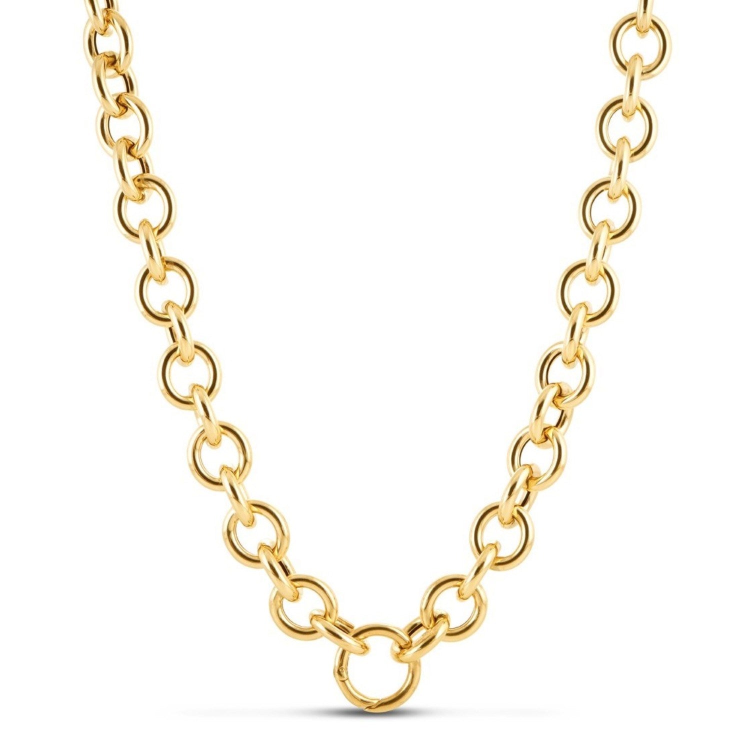 Round Link Chain Necklace