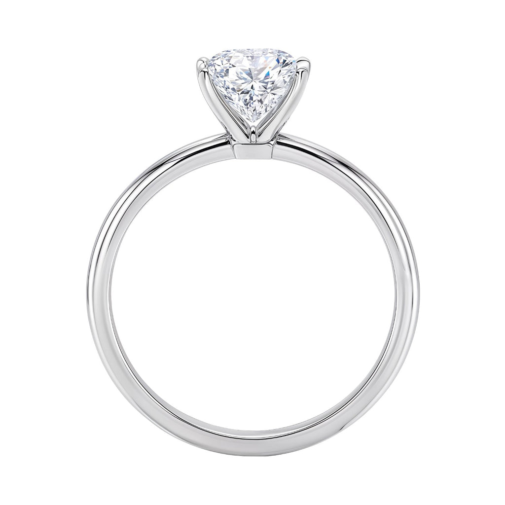 3ct Radiant Lab Grown Diamond Ring | 14K Gold