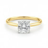 1.50ct Cushion Cut Lab Grown Diamond Ring in 14K Yellow Gold | G-VS1  Rings DEEVE