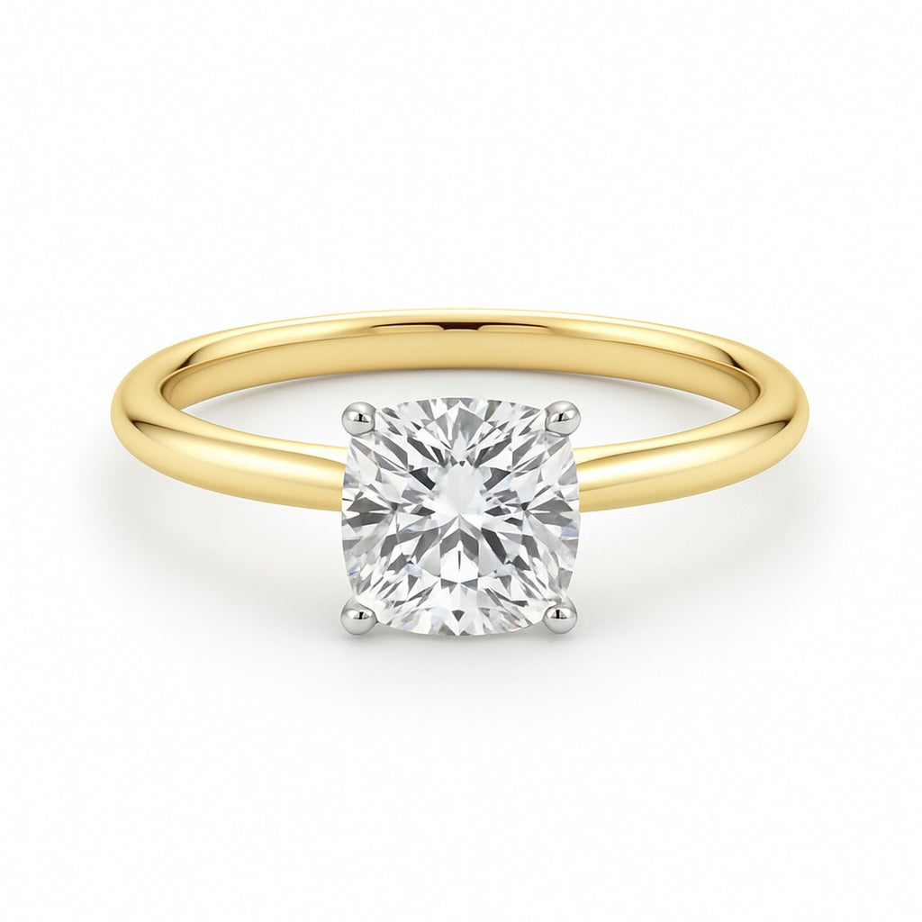 Cushion Cut Diamond Ring