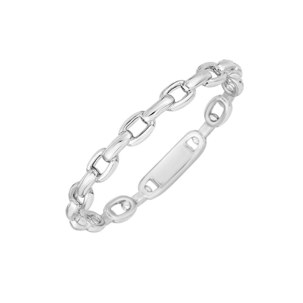 Oval Links Stackable Ring