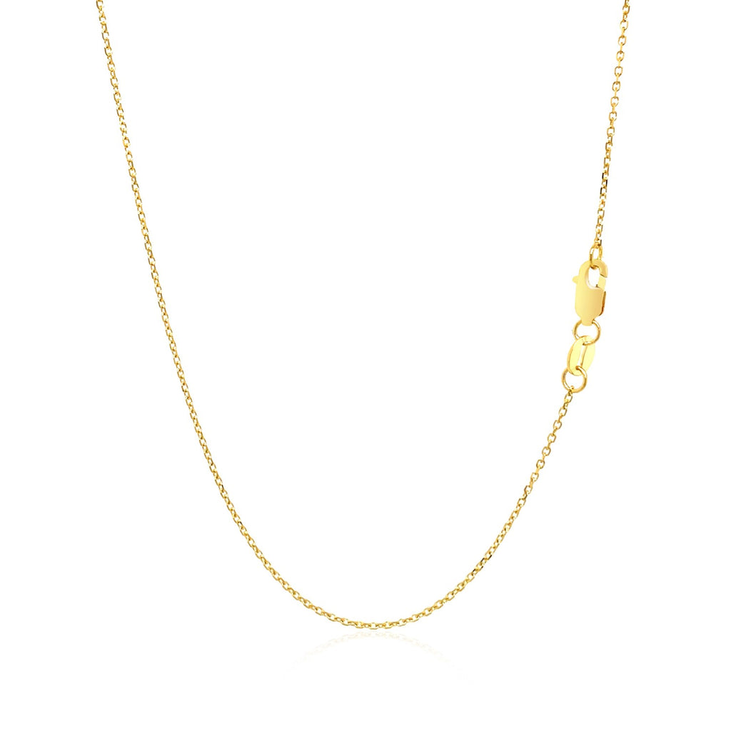 Diamond Bar Pendant Necklace in 14K Yellow Gold