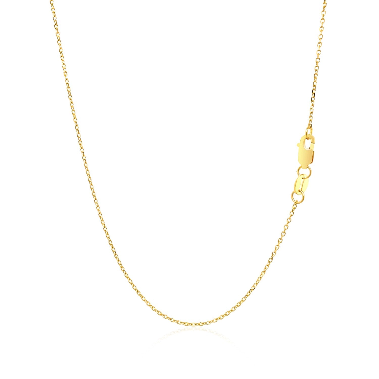Diamond Bar Pendant Necklace in 14K Yellow Gold