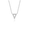 Diamond Triangle Pendant  Pendants DEEVE