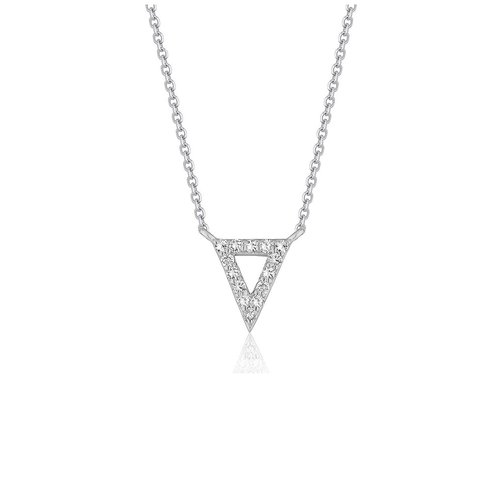 Diamond Triangle Pendant