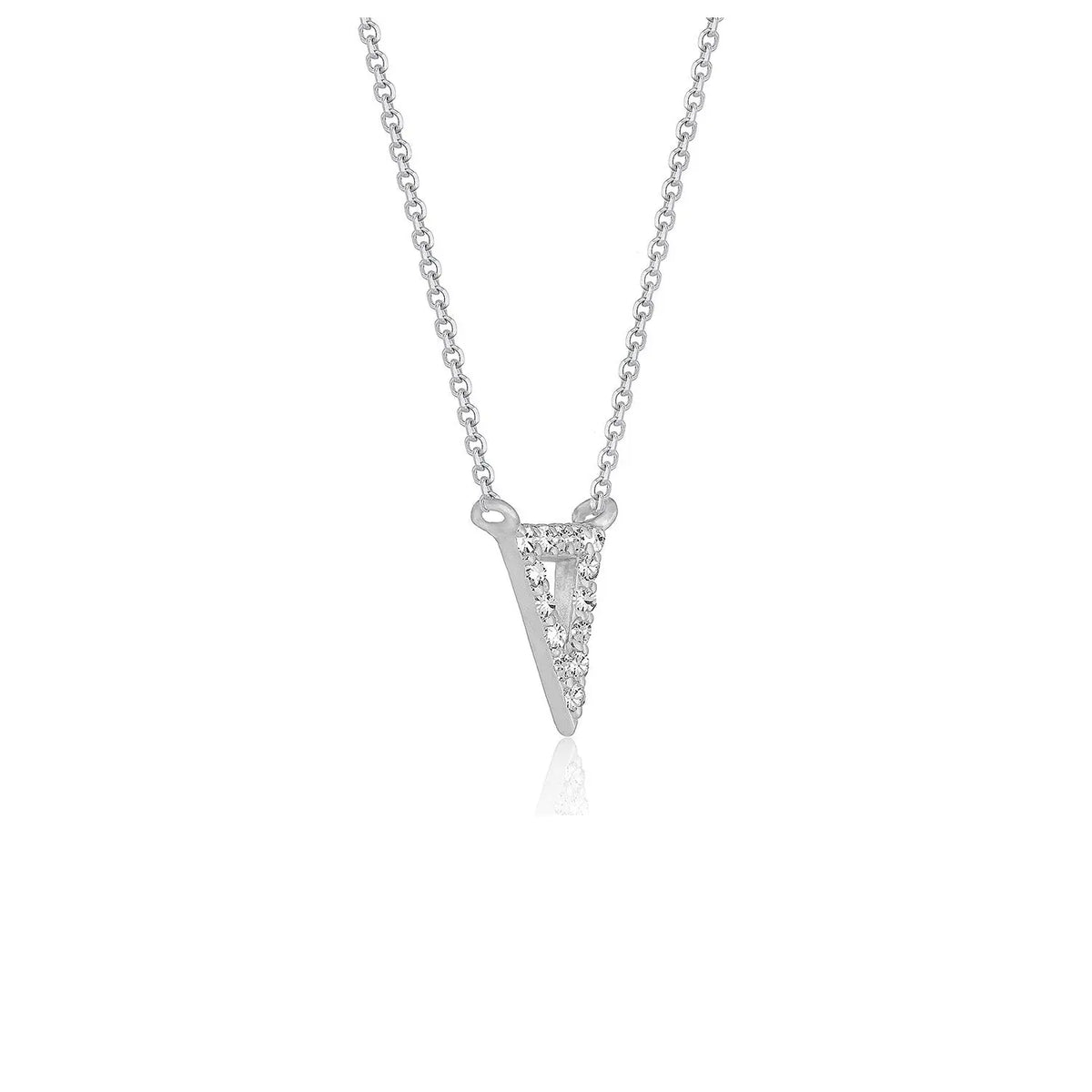 Diamond Triangle Pendant  Pendants DEEVE