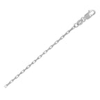 French Cable Chain in 14K White Gold