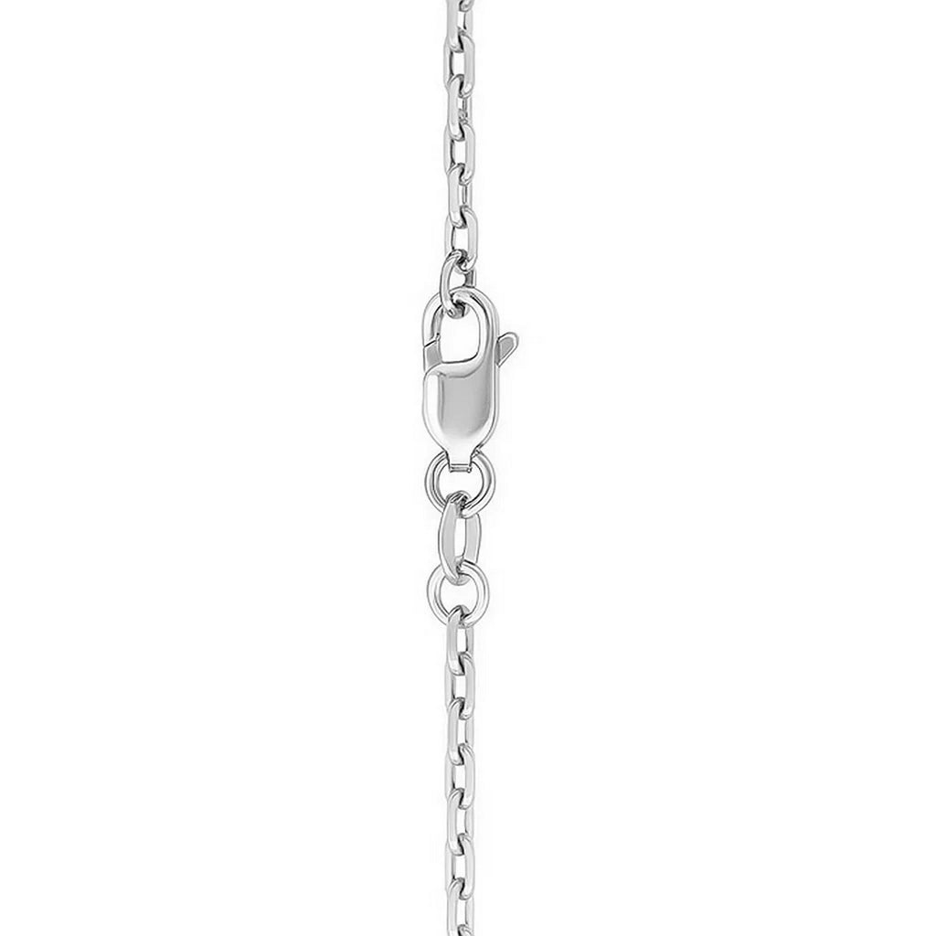 French Cable Chain in 14K White Gold