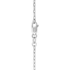 French Cable Chain in 14K White Gold