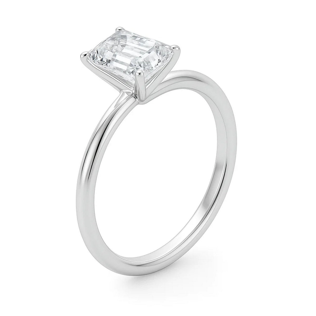 3ct Emerald Lab Grown Diamond Ring | 14K Gold | Canada