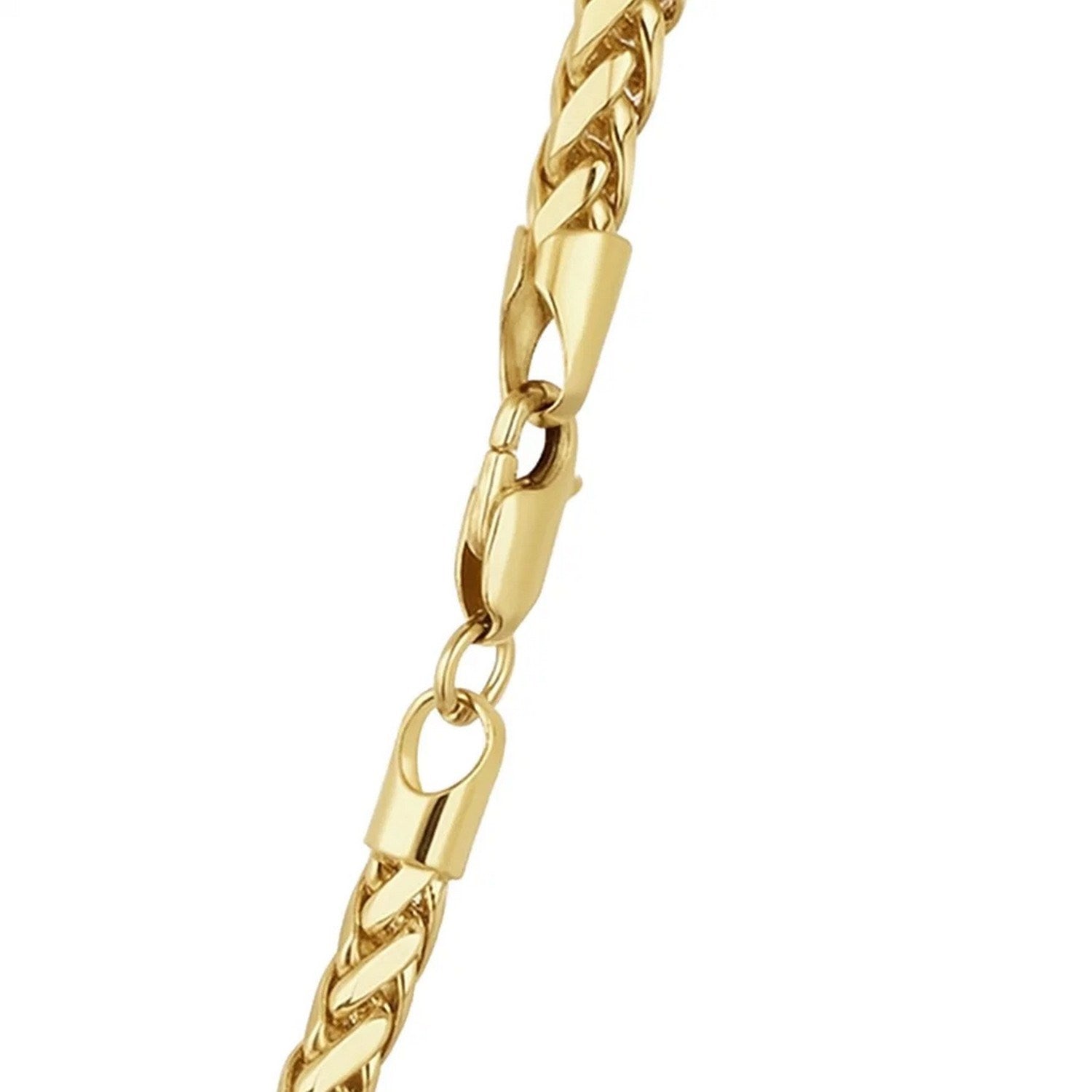 Diamond Cut Round Franco Chain in 14K Yellow Gold