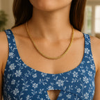 Diamond Cut Round Franco Chain in 14K Yellow Gold