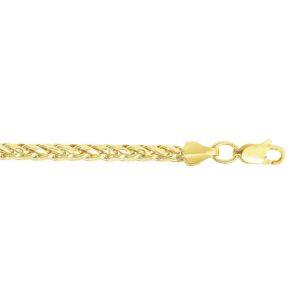 Diamond Cut Round Franco Chain in 14K Yellow Gold