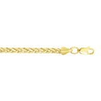 Diamond Cut Round Franco Chain in 14K Yellow Gold