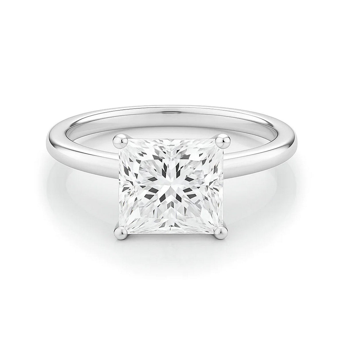 3ct Princess Lab Grown Diamond Ring | 14K Gold | Canada