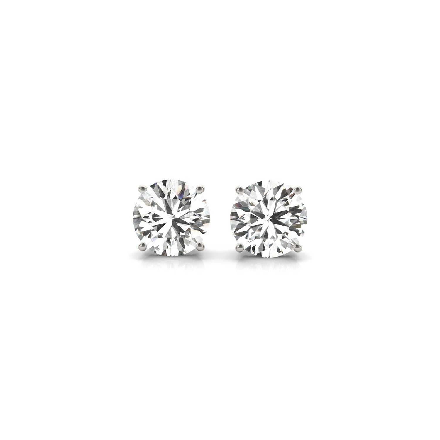 Lab Grown Diamond Stud Earrings | 14K Gold
