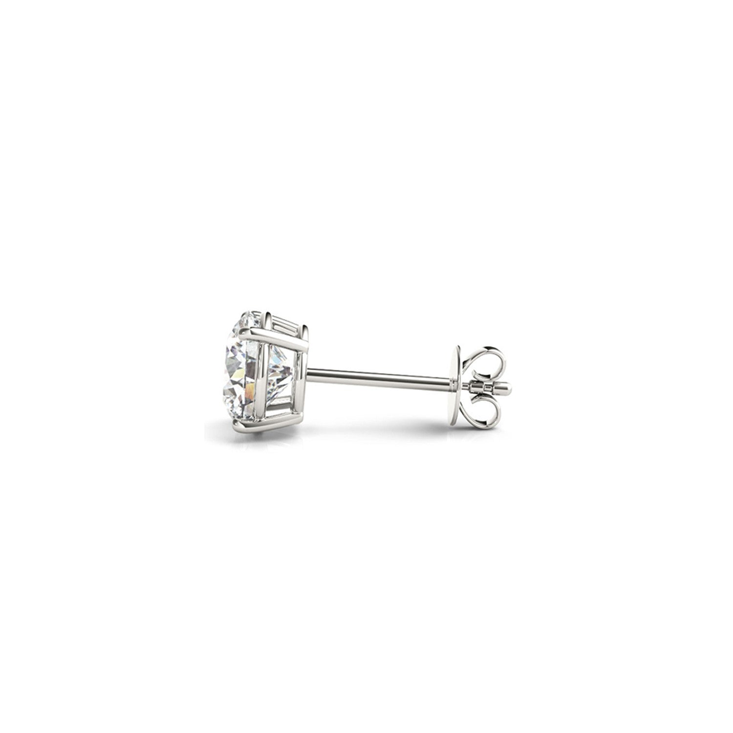 Lab Grown Diamond Stud Earrings | 14K Gold