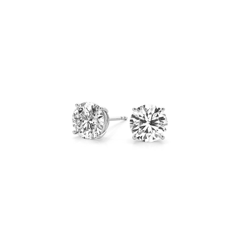 Lab Grown Diamond Stud Earrings | 14K Gold