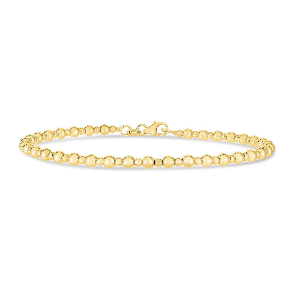 Pallina Bead Bracelet in 14K Yellow Gold
