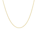 Round Cable Link Chain in 18K Yellow Gold