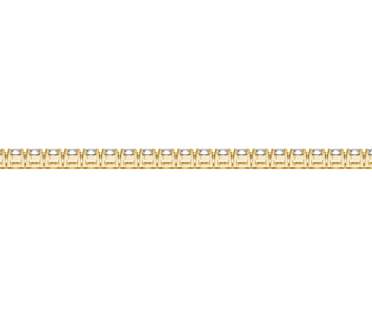Lifestyle view of 4.00 ct lab-grown diamond tennis bracelet in 14K Solid Gold — DEEVE
