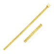 Semi-Solid Miami Cuban Chain Necklace in 14K Yellow Gold | 4.50mm